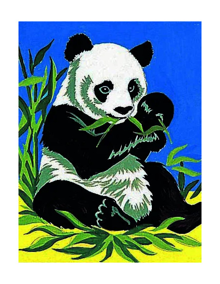Kit canevas 20x25, Panda