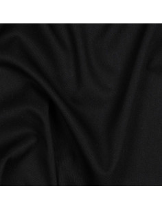 Viscose unie stretch, noir 2