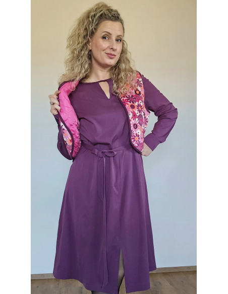 Viscose unie stretch, noir