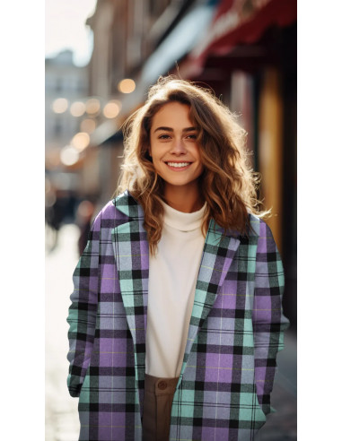 Tartan écossais, brossé