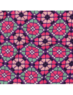 Viscose Ecovero, impression digitale, mosaïque