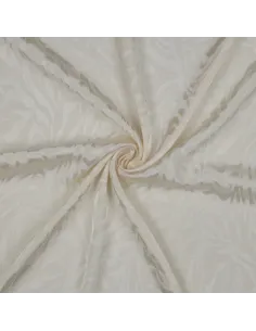 Tissu, Jacquard Zèbre, Crème, Laize 140 cm, 100% Viscose 130g/m² 2