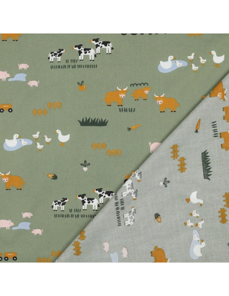 Popeline de coton, La Vie à la Ferme