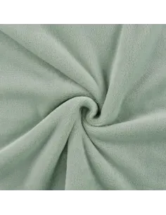 Tissu, Polaire Doudou, Vert Menthe Clair, Laize 150 cm, 100% Polyester 290g/m²