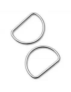 Anneau demi-rond Prym argent 40 mm acier | Zephyr Tissus 2