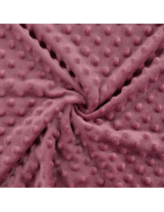 Polaire minky, vieux rose