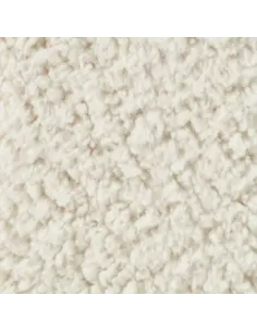 Tissu, Lainage Mouton Bouclé, Écru, Laize 150 cm, 100% Polyester 260g/m²