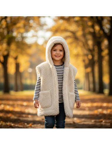 Lainage mouton, écru