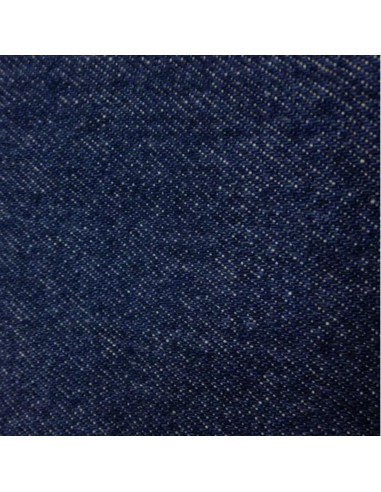 Tissu, Denim Stretch, Bleu Marine, Laize 145 cm, 70% Coton 28% Polyester 2% Élasthanne 280g/m²