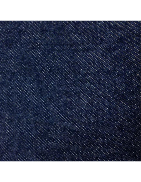 Tissu, Denim Stretch, Bleu Marine, Laize 145 cm, 70% Coton 28% Polyester 2% Élasthanne 280g/m²
