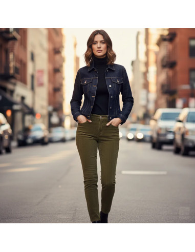 Jean stretch, bleu marine