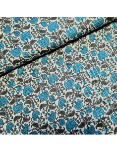 Voile de coton, Mumbai, turquoise