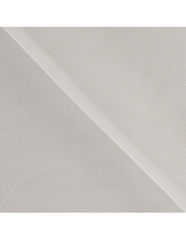 Tissu, Tulle Souple Uni, Écru Naturel, Laize 150 cm, Polyamide 10g/m²