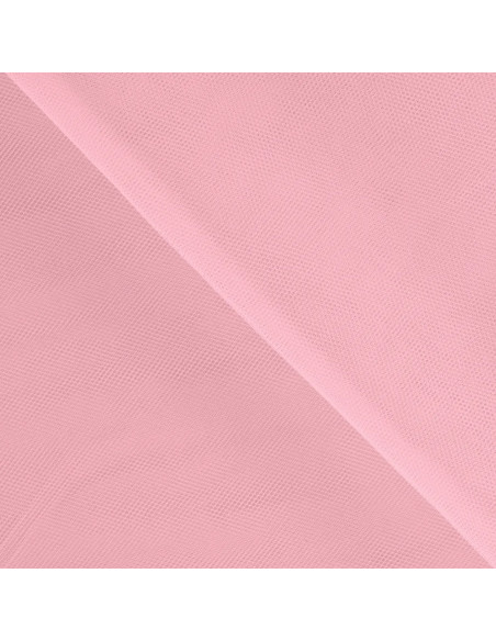 Tissu, Tulle Rigide Uni, Rose Vif, Laize 145 cm, Polyamide 18g/m²