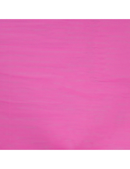 Tissu, Tulle Rigide Uni, Rose Fuchsia Intense, Laize 145 cm, Polyamide 18g/m²