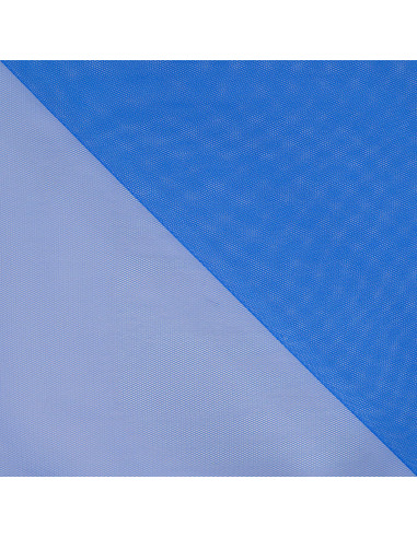 Tissu, Tulle Rigide Uni, Bleu Roi Intense, Laize 150 cm, Polyester/Polyamide 18g/m²