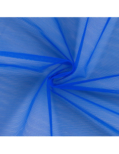 Tulle rigide, bleu roi