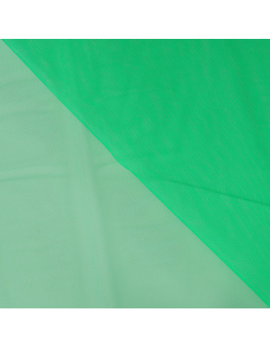 Tissu, Tulle Rigide Uni, Vert Fluo Intense, Laize 145 cm, Polyamide 18g/m²
