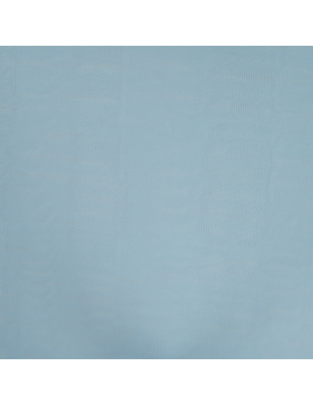 Tissu, Tulle Rigide Uni, Bleu Lagune Lumineux, Laize 145 cm, Polyamide 18g/m²