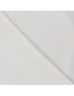 Tissu, Bord-côte tubulaire, Blanc, Laize 70 cm, Coton/Élasthanne 2