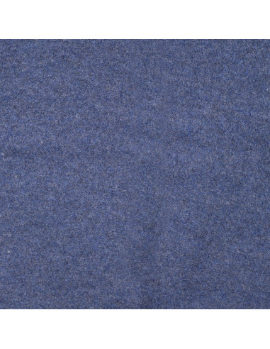 Tissu, Laine Bouillie Unie, Bleu Jean, Laize 140 cm, 100% Laine 400g/m²