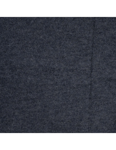 Tissu, Laine Bouillie Unie, Gris Foncé, Laize 140 cm, 100% Laine 400g/m²