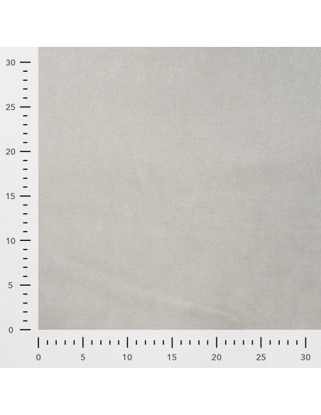 Tissu, Suédine Scuba Unie, Gris Argent, Laize 150 cm, 96% Polyester 4% Spandex 280g/m²