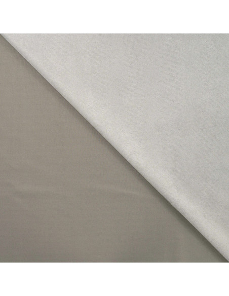 Tissu, Suédine Scuba Unie, Gris Argent, Laize 150 cm, 96% Polyester 4% Spandex 280g/m²