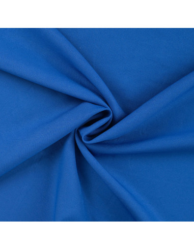 Tissu, Burlington Uni, Bleu Roi, Laize 150 cm, 100% Polyester 165g/m²