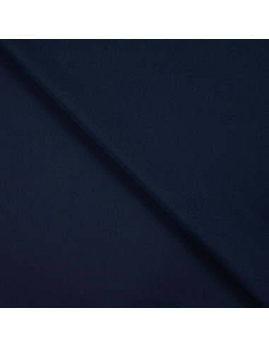 Tissu, Burlington Uni, Bleu Marine, Laize 150 cm, 100% Polyester 165g/m²
