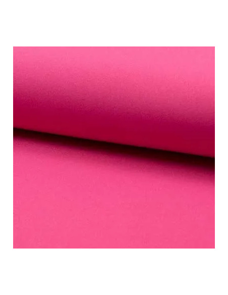 Tissu, Burlington Uni, Rose, Laize 150 cm, 100% Polyester 165g/m²