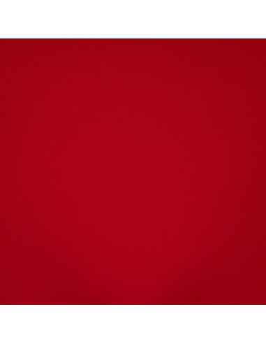 Tissu, Burlington Uni, Rouge Vif, Laize 150 cm, 100% Polyester 165g/m²