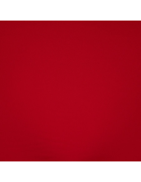 Tissu, Burlington Uni, Rouge Vif, Laize 150 cm, 100% Polyester 165g/m²