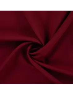 Tissu, Burlington Uni, Rouge Bordeaux, Laize 150 cm, 100% Polyester 165g/m²
