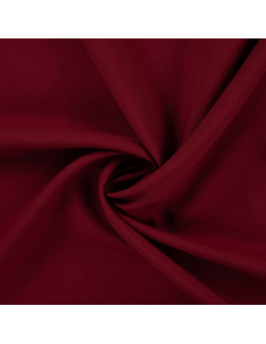 Tissu, Burlington Uni, Rouge Bordeaux, Laize 150 cm, 100% Polyester 165g/m²