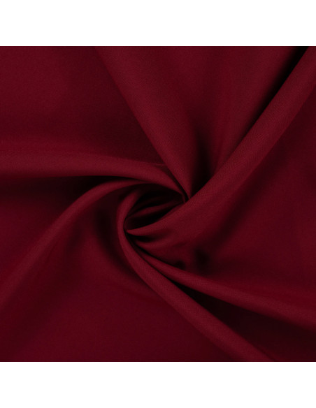 Tissu, Burlington Uni, Rouge Bordeaux, Laize 150 cm, 100% Polyester 165g/m²