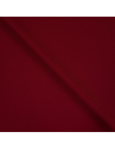 Tissu, Burlington Uni, Rouge Bordeaux, Laize 150 cm, 100% Polyester 165g/m²