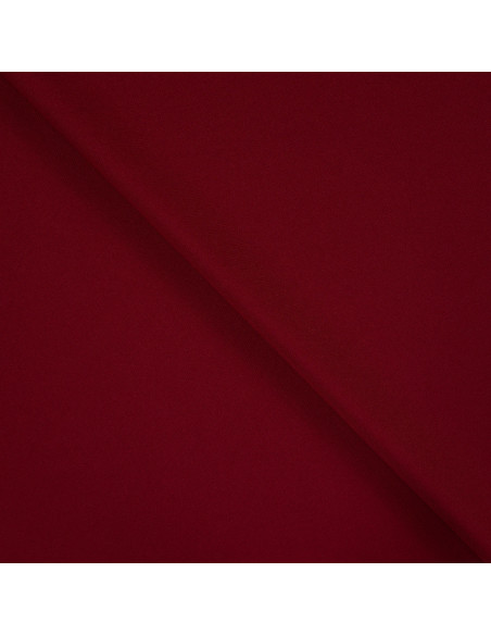 Tissu, Burlington Uni, Rouge Bordeaux, Laize 150 cm, 100% Polyester 165g/m²