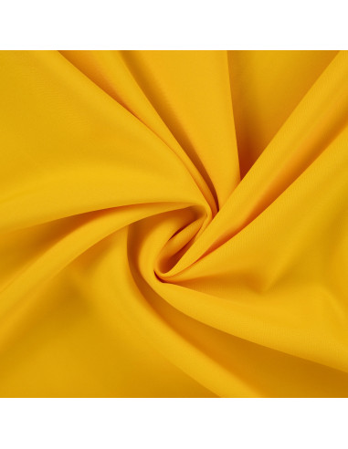 Tissu, Burlington Uni, Jaune Vif, Laize 150 cm, 100% Polyester 165g/m²