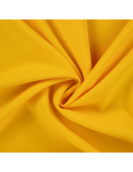Tissu, Burlington Uni, Jaune Vif, Laize 150 cm, 100% Polyester 165g/m²