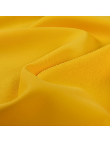 Tissu, Burlington Uni, Jaune Vif, Laize 150 cm, 100% Polyester 165g/m²