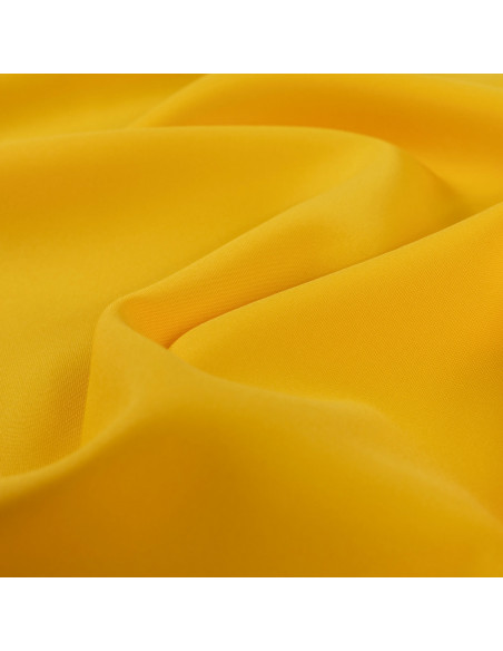 Tissu, Burlington Uni, Jaune Vif, Laize 150 cm, 100% Polyester 165g/m²
