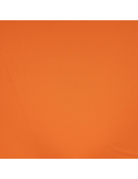 Tissu, Burlington Uni, Orange Vif, Laize 150 cm, 100% Polyester 165g/m²