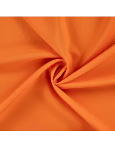 Tissu, Burlington Uni, Orange Vif, Laize 150 cm, 100% Polyester 165g/m²