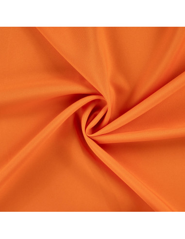 Tissu, Burlington Uni, Orange Vif, Laize 150 cm, 100% Polyester 165g/m²