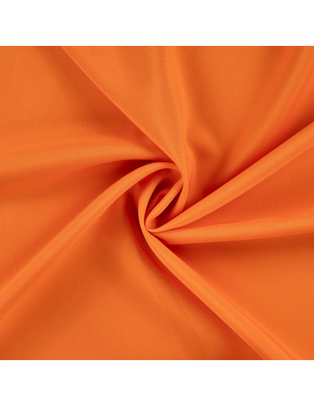 Tissu, Burlington Uni, Orange Vif, Laize 150 cm, 100% Polyester 165g/m²
