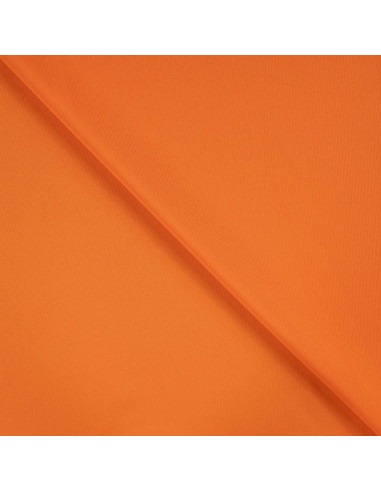 Tissu, Burlington Uni, Orange Vif, Laize 150 cm, 100% Polyester 165g/m²