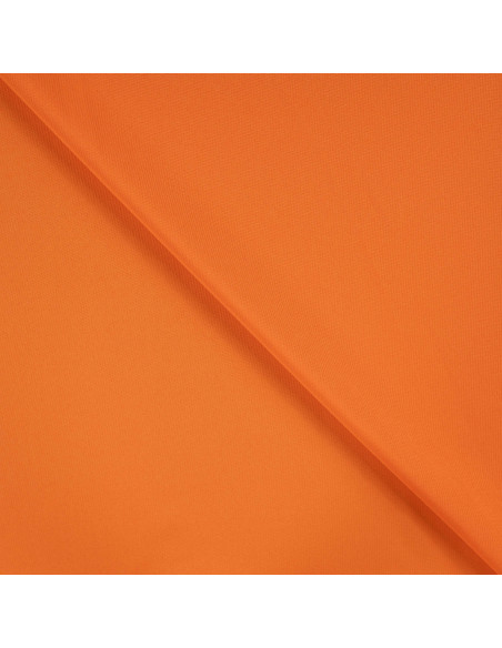 Tissu, Burlington Uni, Orange Vif, Laize 150 cm, 100% Polyester 165g/m²