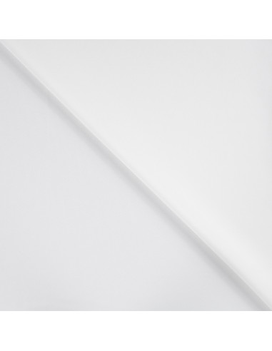Tissu, Burlington Uni, Blanc, Laize 150 cm, 100% Polyester 165g/m²