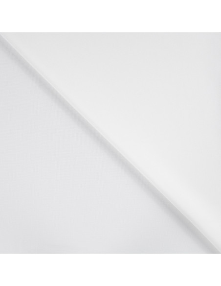 Tissu, Burlington Uni, Blanc, Laize 150 cm, 100% Polyester 165g/m²